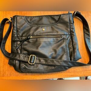 Black Scarleton Crossbody Shoulder Bag